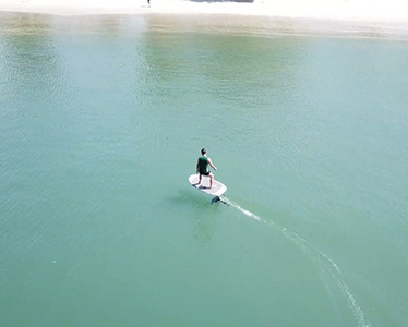 Vidéo de la dernière planche de surf efoil d'Havospark-hover H5-P